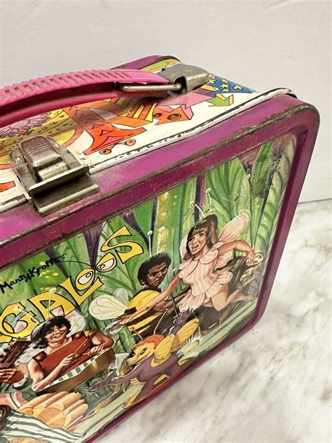 bugaloos metal lunch box|metal lunch boxes vintage.